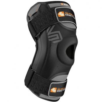 Shock Doctor 870 Estabilizador de Rodilla con Soportes Flexibles, Hombre, Negro, M