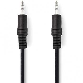 Nedis Cable de Audio Estéreo 3.5mm M-3.5mm M 1.5m Negro