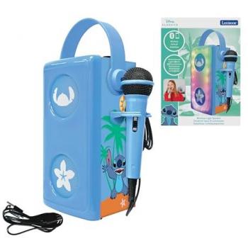 Altavoz Bluetooth® portátil Disney Stitch con micrófono y efectos de luz