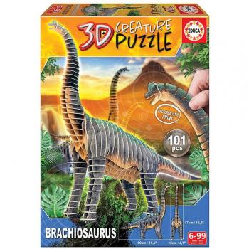 Puzzle 3D Brachiosaurus Dinosaur Model Kit