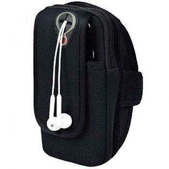 FeiLuo Brazalete Deportivo, Brazalete Móvil Impermeable e Universal para iPhone 11Pro/11/XS/X/8-7-6Plus/8/7/6s, con Correa Ajustable y Ranura para Auriculares, Ideal para Correr, Caminar, Gym