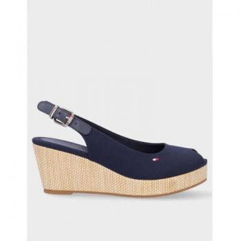 Sandalia Cuña Tommy Hilfiger Iconic Elba Space Blue 40 Marino