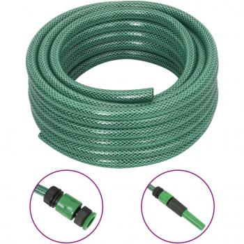 Manguera de jardín de PVC con accesorios verdes 0,5 20 m