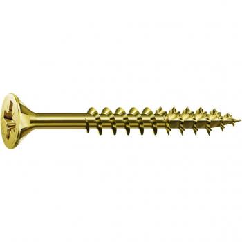 Tornillo cabeza plana bicromatado Spax - 3,5 x 50 mm - 110 Uds