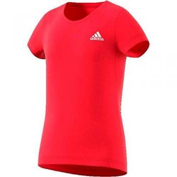 adidas Jg TR Aero tee Camiseta, Niñas, rosbas/Blanco, 164