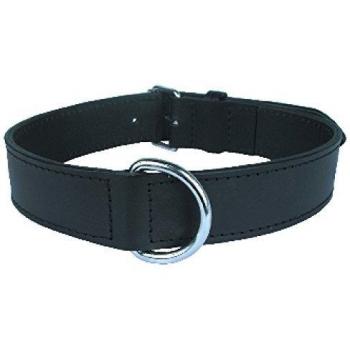 Zolux Collar de Cuero Doble Negro para Perros de 35 cm de Longitud