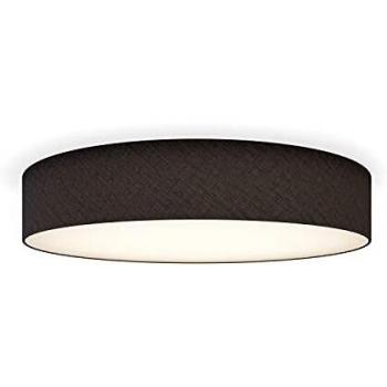 Plafón Inteligente Mia, Negro, Ø 60 cm