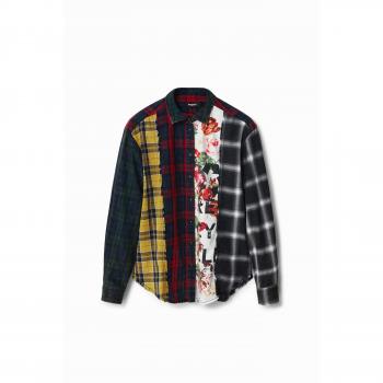 Camisa Mujer Desigual Jane Patches Multicolores
