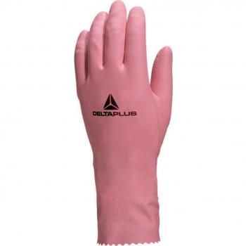 Delta plus - Guante limpieza latex rosa talla 7,5