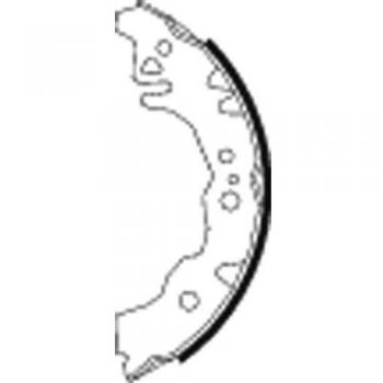HELLA 8DB 355 003-071 Brake Shoe Set - H9985
