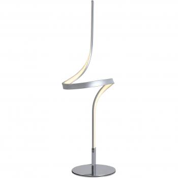 Lámpara de Mesa LED Integrada Loop Line Plata 3000K (672 lm)