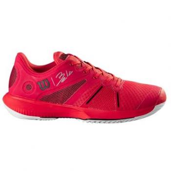 Zapatilla de Pádel Wilson Bela Pro Rojo para Hombres - Talla 40 2/3, Color Rojo y Blanco, Modelo WRS331170