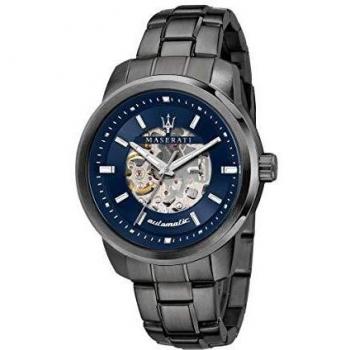 Maserati Successo Men's Watch, Only time, Made of Stainless Steel, Grey PVD - R8823121001