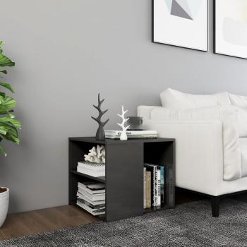 Mesa Auxiliar Bamako 2 Estantes Gris 45X50X50 Cm