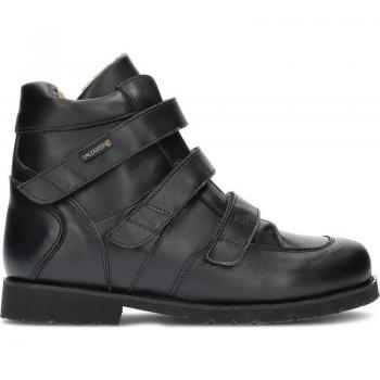 Botines Mujer Calzamedi W 4201 Negros - Cuero Auténtico - Plantilla Extraíble