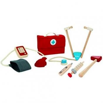 Maletín de Doctor de Madera Plantoys - Juego de Imitación Educativo