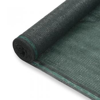 Toldo para pista de tenis HDPE 1,2x25 m verde