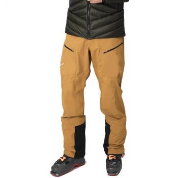 Pantalón Salewa Sella 3L Powertex para hombre, color marrón negro, talla XXL