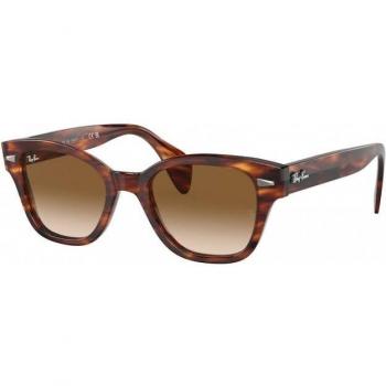Ray-Ban RB0880S 954/51 Unisex Square Havana Sunglasses