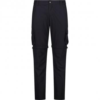 Pantalón convertible CMP Zip-Off Stretch Cargo para hombre, color gris, talla 3XL, diseño de montaña, características: tejido elástico, pantalones con cremallera desmontable