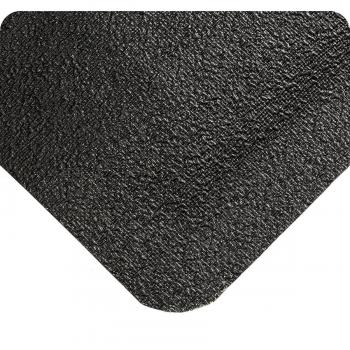 WEARWELL 447.916 X 4 X 32BK algodón egipcio weldsafe Alfombrilla antifatiga, Biselado, 122 cm x 975 cm, Negro