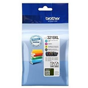Tinta Brother LC-3219XLVAL Pack Cuatricolor Alta Capacidad 1.500/3.000 Pag, Multi-Pack