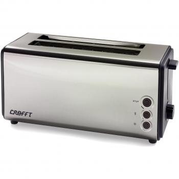 Crafft CTACER2RAN1400TEN - Tostador de doble ranura con 1400 W de potencia