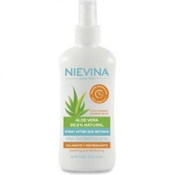 Nievina After Sun Spray Aloe Vera 200ml - Spray after sun con aloe vera, 200 ml, hidratante, calmante para la piel después de la exposición solar