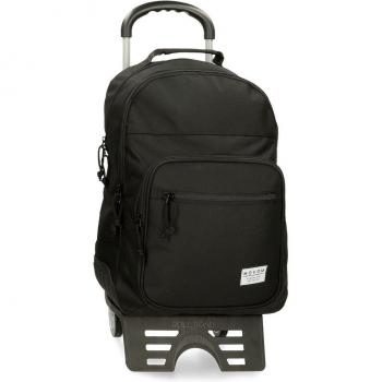 Mochila Escolar Movom Always on the Move con Carro - Negro
