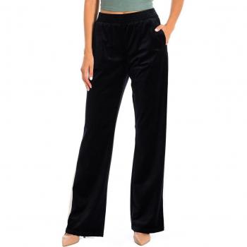 Pantalón Emporio Armani de mujer con bajo deportivo y corte recto
