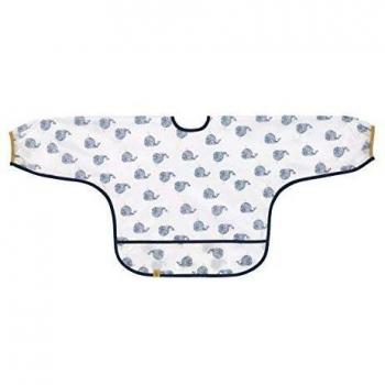 LÄSSIG Babero de manga larga para bebé, impermeable, de Little Water