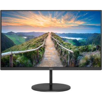 Monitor Curvo AOC CU34E4CV 34 UltraWide Quad HD 3440 x 1440 píxeles 120Hz VA con USB-C y ajuste de altura