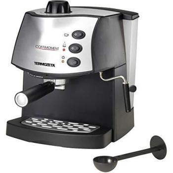 Cafetera Automática Termozeta Coffimoment 850W con Serbatoio de 1.8L en Color Negro/Inox