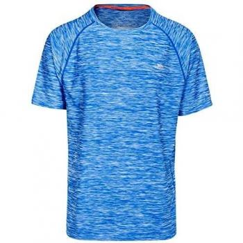 Trespass Camiseta de Secado rápido para Hombre, Hombre, Camiseta, MATOTSN10001_BUMXXS, Marl Azul Brillante, XXS