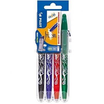 PILOT Frixion Ball 0,7 mm, Set2Go Basic radÃ­rozható rollertoll készlet 4 db