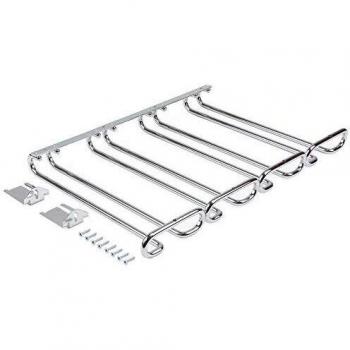 Soporte para copas de 4 líneas, longitud 280mm, acero cromado