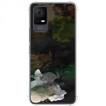 Funda Silicona Antigolpes Acuarela 12 para TCL 406 con Dibujos