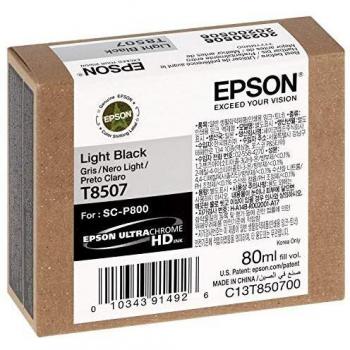 EPSON T850700 Ink Cartridge, Light Black, Genuine, Amazon Dash Replenishment Ready