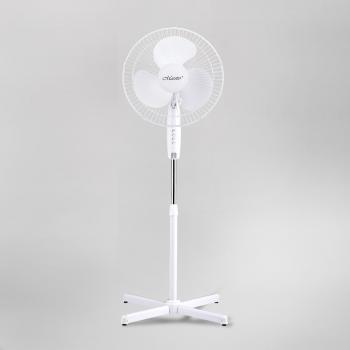 Ventilador de Pie Maestro MR-900 - Potente y Eficiente, 60W, Blanco-Azul
