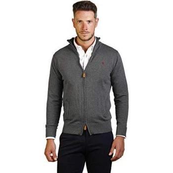 THE TIME OF BOCHA Cardigan Hombre Cremallera JI1REBECA-Gris Talla M