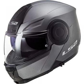 LS2, Casco modular de moto, Scope titanio, XS