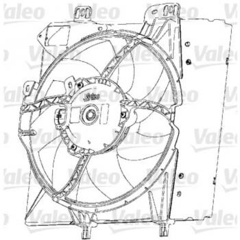 Ventilador de Refrigeración del Motor VALEO 696238 para CITROËN y PEUGEOT