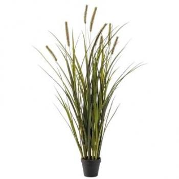 Hierba de totora artificial en maceta 100 cm Emerald Verde