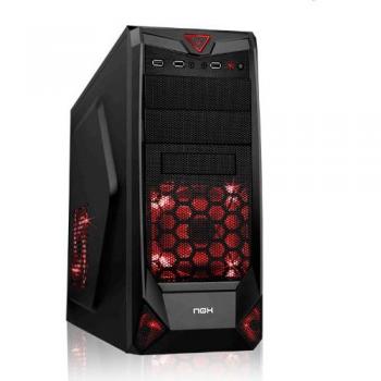 Nox NX200 - Caja semitorre atx, micro-atx, sin fuente, USB, Negro