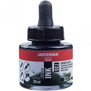 Amsterdam ACRYLC INK OXIDO NEGRO, talla única
