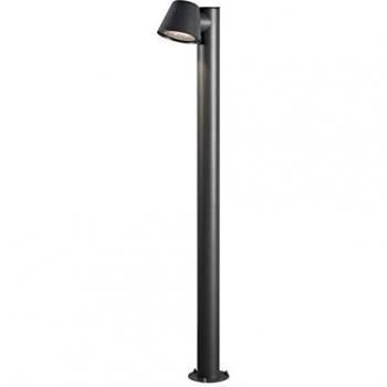 Bolardo Luminoso Trieste de Aluminio, Antracita, IP44, GU10 35W