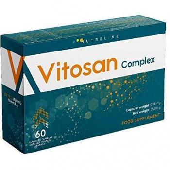 Vitosan Complex ® | Acción inmediata| Máxima concentración |Aumento rendimiento masculino | Potenciador de Testosterona. 60 cápsulas vegetales.