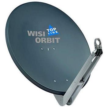 Antenna Parabólica Offset Wisi OA 85 H, 85 cm, Aluminio Gris Antracita, 37 dB, DVB-S/S2