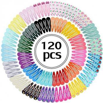 Fascigirl 120 Piezas Clips Pelo Niña Pinza de Pelo Orquillas Para el Pelo Niña Clips Pelo Horquillas Pelo Bebe Niña Para Niñas Pequeñas Accesorios Pelo Niña