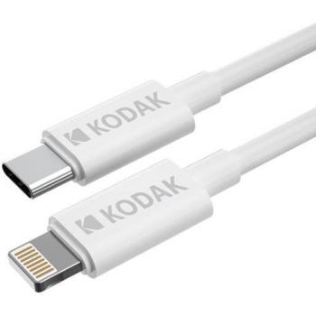 Kodak Cable USB-C a Lightning Blanco 1m